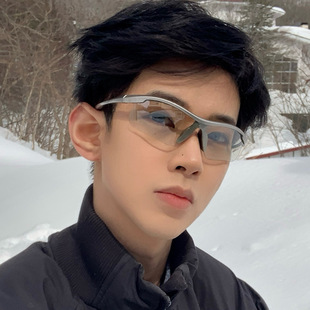 New Suai Sunglasses Men's 2025 New High-end Windproof Cycling Mountaineering Goggles Anti-ultraviolet Sunglasses