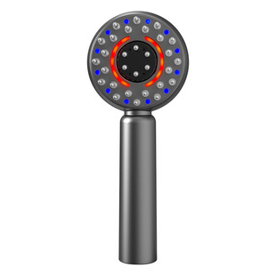 Cross-border new multi-functional massage comb scalp liquid guide hair comb scalp relaxer head red light healthy hair comb