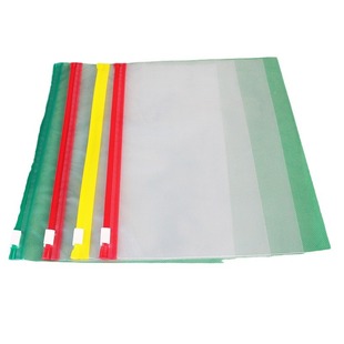 Transparent zipper bag A 133.33cm inch H type sliding lock stationery packaging plastic bag daily home travel storage sealed bag