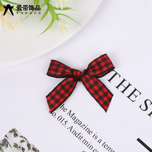 3 Plaid Bow Candy Color diy Cake Gift Box Costume Doll Hair Accessories