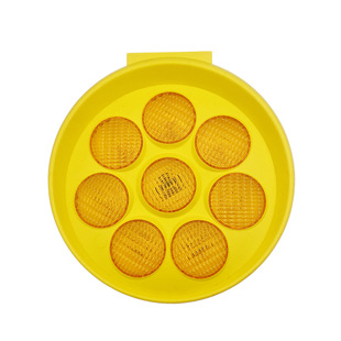 Factory Outlet Explosions Sunflower Solar Warning Light Amber Red Sunflower Traffic Flash Light