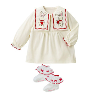 Spot miki Kidsren's Clothing Japanese Style Princess Style Flower Cut Out Bow Embroidered Lace Short Socks Baby Socks