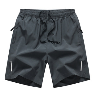 plus size Sports Shorts Men's Summer Thin Ice Silk Quick-drying Running Fitness Pants Loose Breathable Casual Pants