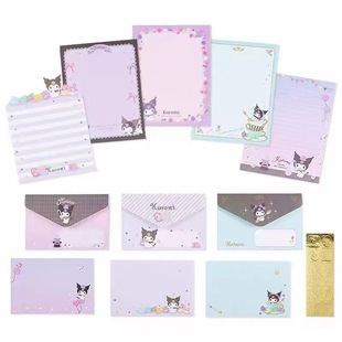 Cartoon Post-it Note Paper Handbook Greeting Card Note Book Japanese Envelope Letter Paper Set Cute Ins Student Book Letter Raft