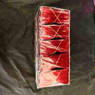 12*15 Red Ingot Paper Semi-Finished Hardcover Cut-Corner Ingot Burning Paper Sacrificial Supplies Paper Money for Blessing