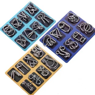 On the same day delivery students benefit intelligence children unlock unring toy Luban lock intelligence release 24 piece set of nine serial