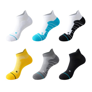 Running socks men's autumn and winter towel bottom short tube sweat-absorbent deodorant men's special mountaineering basketball socks Zhuji