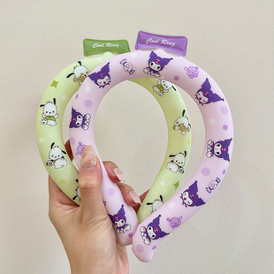 Summer 2023 New Ice Neck Cooling Circle Music Festival Adult Neck Outdoor Summer Prevention Cute Children