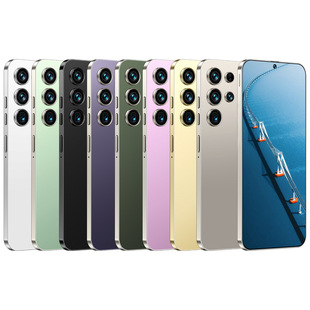 Cross-border Explosions Smartphone S24 Ultra Real 4G eight nuclear 2 16GB Perforated 7.3 "Android 8.1