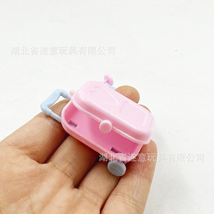 dollhouse dollhouse Toy Accessories Miniature Food Toy Scene Ornaments Pocket Mini Suitcase Small Pull Box