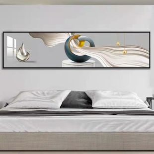 Bedroom Decorative Painting Light Luxury Warm Romantic Modern Simple Bedside Painting New High-end Young Atmosphere Punch-free