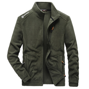 Outdoor fleece jacket men's polar fleece autumn and winter breathable windproof cardigan jacket jacket jacket jacket men