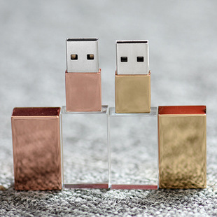 Кристаллический USB-диск usb3.0 светящийся Акриловой USB-накопитель 32g Подарочная музыка лазерная резьба logo128g