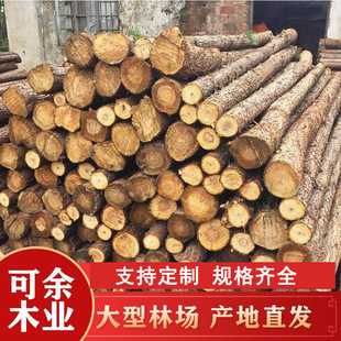 River Engineering Piling Wood Greening Support Poles Origin Forest Farm Direct Sales Fir Poles River Wooden Piles Can Be Customized