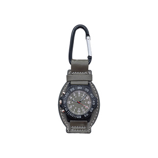 Combination carabiner quartz watch waterproof luminous woven strap simple multifunctional switchable mountaineering watch wholesale