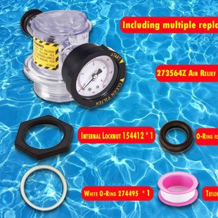 Pentair 273564 sand pump filter manual air release valve instrument assembly replacement parts