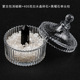 Crystal degaussing purification bowl Yushou salt purification glass bowl wholesale jewelry box storage box with lid expansion stone container