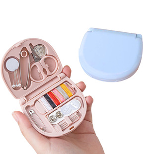 Travel Sewing Kit Portable Sewing Box Household Dormitory Small Sewing Tools Combination Set Mini Simple Style