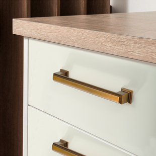 New Chinese Style Handle Cabinet Door Wardrobe Door Handle Modern Cabinet Chinese Style Long Handle Drawer Antique Copper Handle Simple