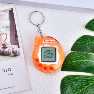 Cross-border electronic virtual pet machine mini handheld pet game machine electronic toy keychain small pendant