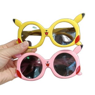 Cute Anti-UV Men's Pica Qiu Trendy Baby's Sunglasses Girls' Silicone Distinctive Polarized Glasses Children's Sunglasses