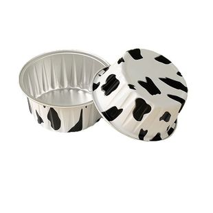 Air Fryer Tin Paper Bowl Aluminum Foil Repeatable Household Oven Cake Pudding Baking Mold Small Tin Paper Box Cup Plate