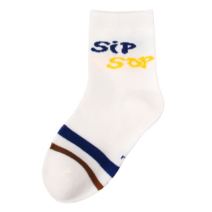 Children's socks class a spring and autumn cartoon casual breathable children's socks medium and big children's baby socks autumn and winter mid-calf length socks
