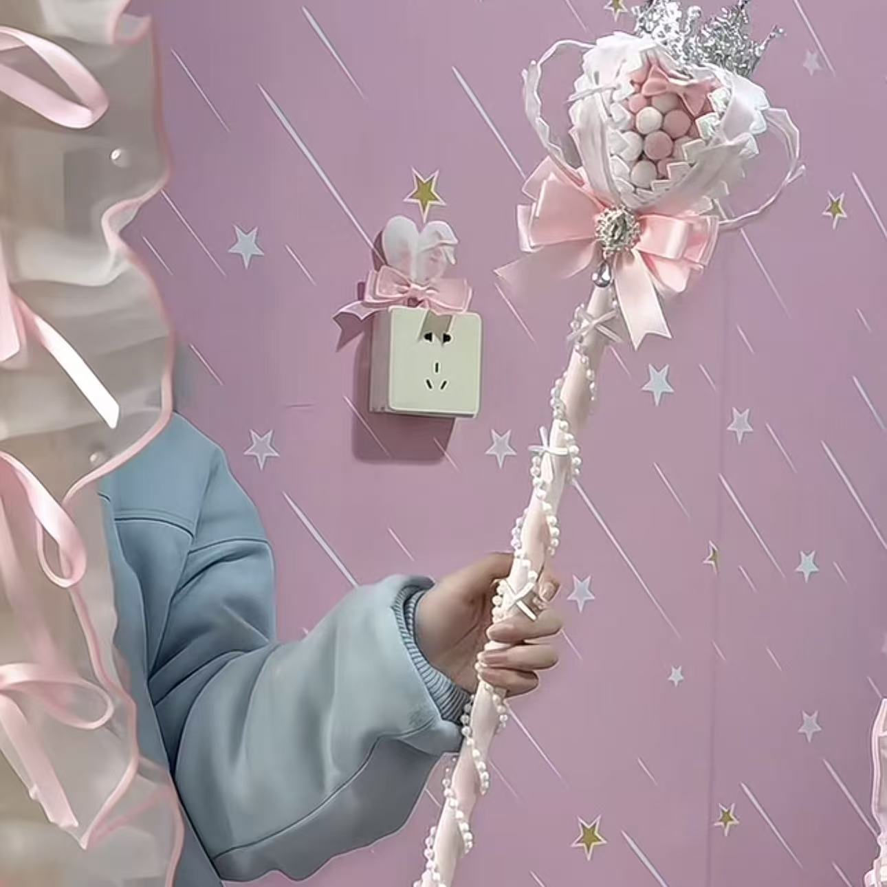 Sweetheart Macaron Lolita Versatile Girl Lolita Magic Wand Material Kit DIY Creative Making Gift for Best Friend