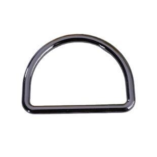 Manufacturers in stock hanging hardware D-shaped buckle Semi-circular luggage clothing handbag buckle Metal accessories thick line round line D-shaped buckle