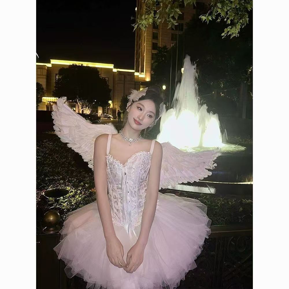 cosplay Bunny Cosplay Uniform Halloween Sexy Night Shop Party Vest Deviruchi Angel Suit