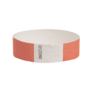 Disposable Identification Band Pink Wrist Band Logo Entertainment Band Bar Ticket Tyvek DuPont Paper Material