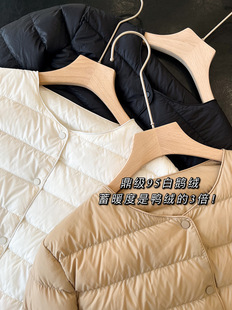 Big Brand 95 White Goose Down Liner Lightweight Two-Wear Jacket Warm Inner Base Down Jacket Women's Winter F111902