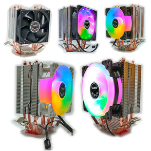 Колесница выносливости одна башня 4 медная трубка CPU радиатор настольный компьютер 1700/115X/775 бесшумный вентилятор с воздушным охлаждением