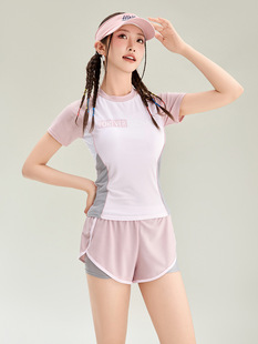 Sports Swimsuit Women's Summer 2025 New Conservative Split Two-piece Set Student Slimming Flesh Covering Hot Spring Swimsuit