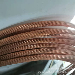 Copper-clad Steel Stranded Wire in Stock 70 Square Copper-plated Steel Stranded Wire Conductivity 30% 185 Square Copper-claded Steel Stranded Wire
