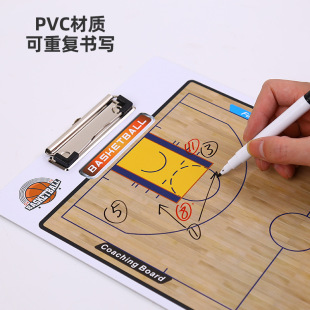 Football PVC tactical board coach portable tactical explanation game Command Board basketball coach Board handwriting board