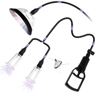 Adult Products, Vaginal Suction Cup, Female Masturbation Device, Vacuum Suction Pump, Breast Teasing Three-Way Plastic Cup, Cross-Border