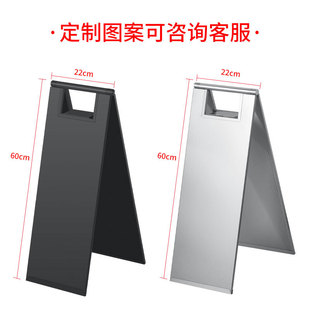 Narrow slide A sign is being repaired and suspended service warning sign stainless steel No parking notice sign