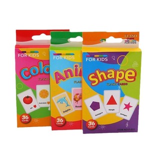 English Early Education Card Factory Direct Animal Color English Word Flash Card Children's Educational Memory Cognitive Toys
