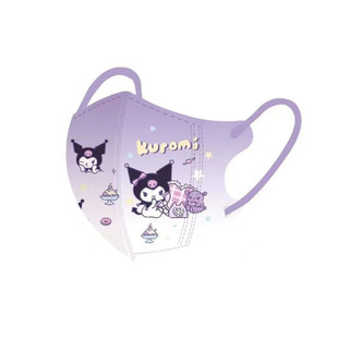 3-12 years old children's 3D printed mask cartoon coolomi summer breathable three-layer protective disposable independent packaging