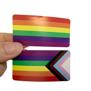 Amazon Explosive Rolls Thank You Multicolor Rainbow Stickers Holiday Decoration Gift Series Sticker Label