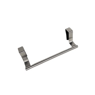 Factory in stock kitchen non-perforated towel hanging pole cabinet door back type rag rack stainless steel single pole towel rack