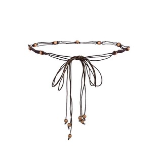 [Free Shipping Hot Style] Waist Chain Accessories for Women, Bohemian Ethnic Style with Skirt, Summer Braided Waist Rope Belt Outfit