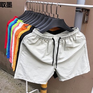 Cross-border European and American Men's Beach Pants Casual Shorts Fashion Trend Outer Wear Loose Waterproof Surfing Swimming Trunks
