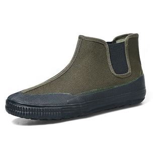BOFENG 3527 Liberation Shoes, мужская и женская обувь без шнуровки для работы на открытом воздухе, альпинистская обувь с высоким берцем, износостойкая нескользящая обувь для строительной площадки