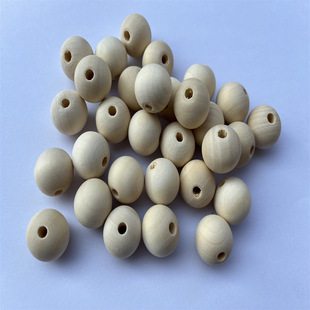 20mm wooden beads natural unfinished round wooden loose beads wooden spacer beads handmade craft making decorations