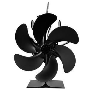 4 leaf grass fireplace fan double head 6 leaf thermal power fan Amazon ebay wish new