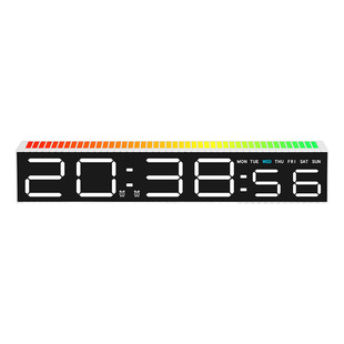 Cross-border creative LED electronic clock simple alarm clock pickup light clock electronic clock bedside ornaments 5517