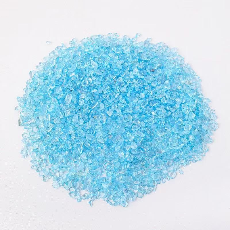 Natural Crystal Gravel East China Sea White Crystal Amethyst Agate Degaussing Purification Stone Fish Tank Flower Pot Paving Stone Landscape