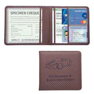Cross-Border Spot Driver's License Protective Cover, Ticket Protective Cover, Portable Multi-Functional Overseas Multi-Card Slot Pu Leather Passport Bag